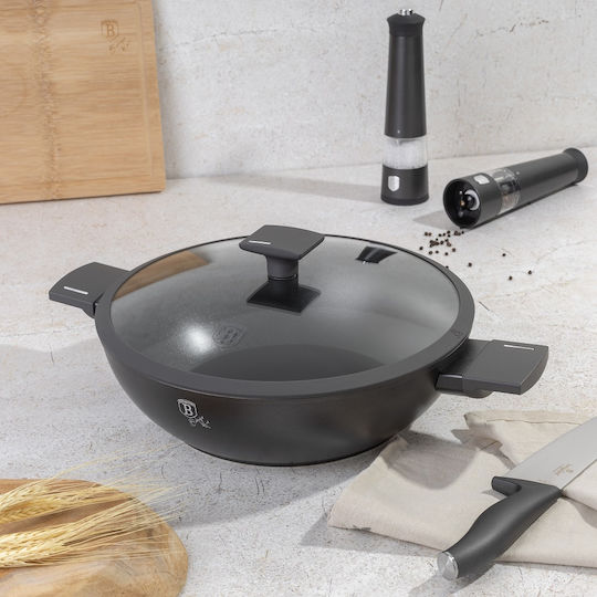 Berlinger Haus Wok από Αλουμίνιο Με Καπάκι 30cm