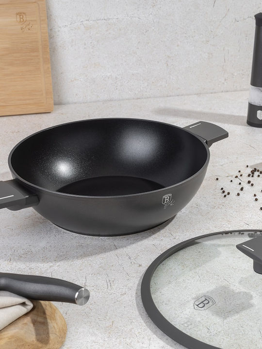 Berlinger Haus Wok από Αλουμίνιο Με Καπάκι 30cm