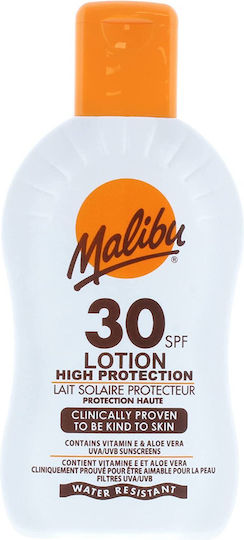 Malibu Spf30 Waterproof Balm 200ml + After Sun Gel 100ml