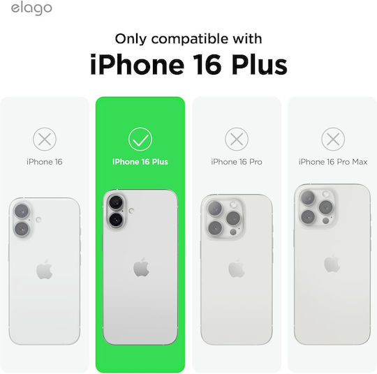 Elago Premium Liquid Back Cover Σιλικόνης Πράσινο (iPhone 16 Plus)