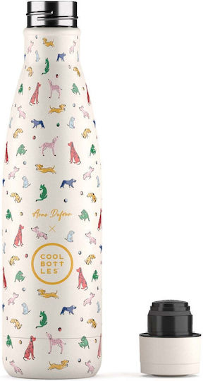 Stainless Steel Bottle Party Puppies 500ml Cool Bottles