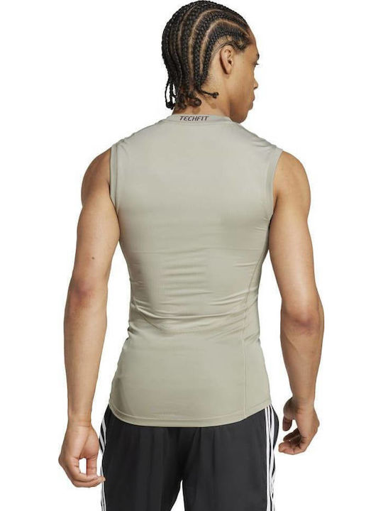 adidas Techfit Aeroready T-shirt Silver