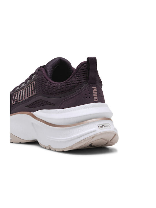 Softride Divine Sport Shoes Running Midnight Plum-mauve Mist-rose Gold