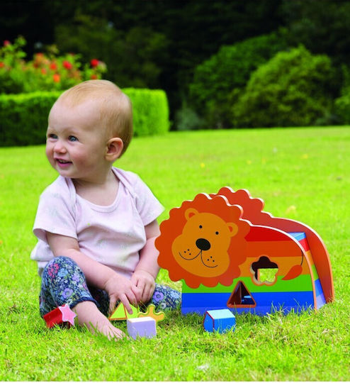 Orange Tree Toys Παιχνίδι Ταξινόμησης Σχημάτων από Ξύλο για 18+ Μηνών