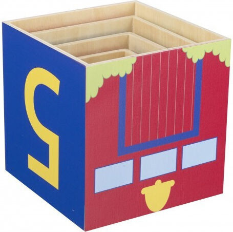 Orange Tree Toys Куб за дейности от дърво за 18++ месеца