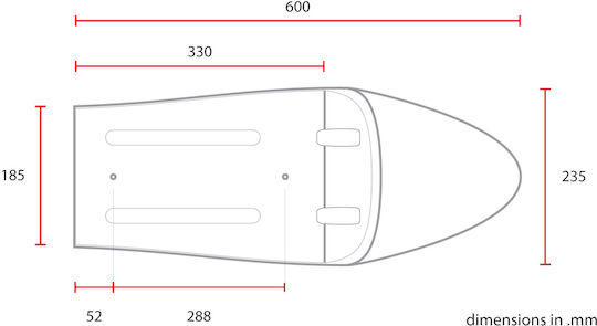 Moto Discovery Σέλα Μοτοσυκλέτας SCR1-BLACK-MD