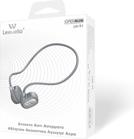 Leewello M-S11 Earbud Bluetooth хендсфри Слушалки Сив