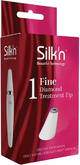 Silk'n Microdermabrasion Device Replacement Diamond Tip Vacuum Stimulation Face Neck Hands Revitalizes Reduces Fine Lines Stimulates New Cell Production Improves