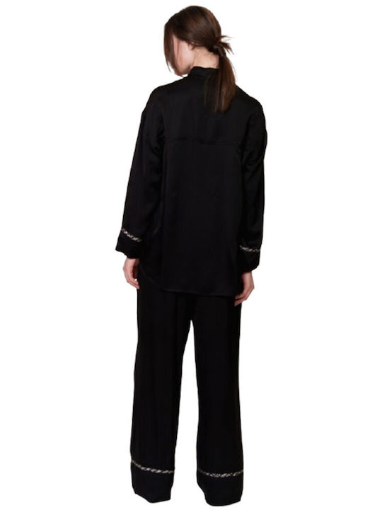 Collectiva Noir Women's Black Set with Trousers