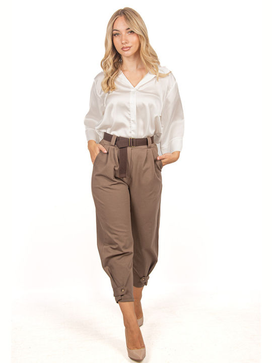 Ellen Women's Fabric Trousers Cigar