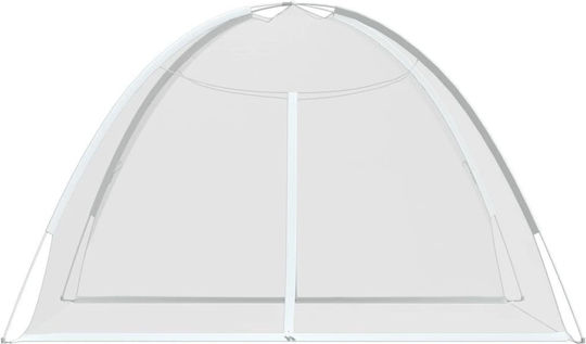 Mongolia Mosquito Net Doors 200 White Mesh 200x150x140 cm White 200 x 150 x 140 Cm
