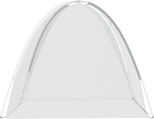 Mongolia Mosquito Net Doors 200 White Mesh 200x150x140 cm White 200 x 150 x 140 Cm