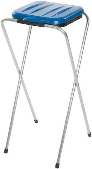 Blue Catering Stand Holder 120l Garbage Bags Waste