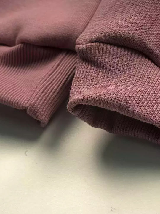 Kids Sweatpants Set Pink 2pcs