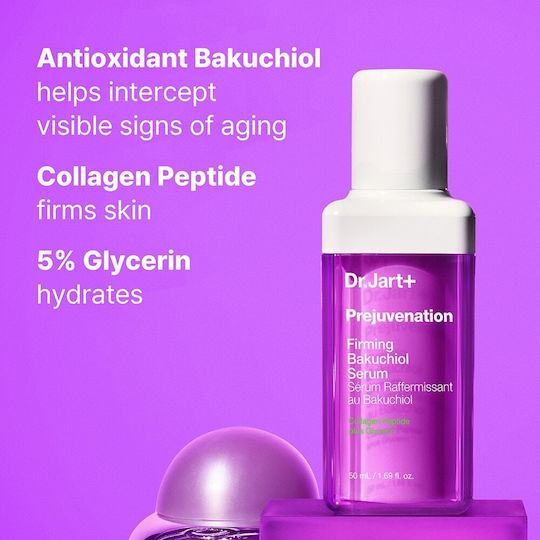 Dr. Jart+ Prejuvenation Bakuchiol Ενυδατικό & Αντιγηραντικό Serum Προσώπου με Bakuchiol & Κολλαγόνο για Αποτοξίνωση & Λάμψη 50ml