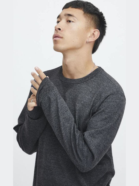 Langarm-Pullover Anthracite