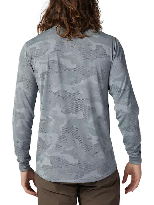 Fox Men's Athletic Long Sleeve Blouse Cloud Grey