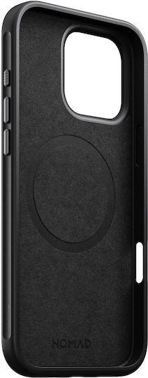 Nomad Modern Umschlag Rückseite Leder 1.9mm Schwarz (iPhone 17 Pro Max / iPhone 17 Pro / iPhone 16 Pro Max)