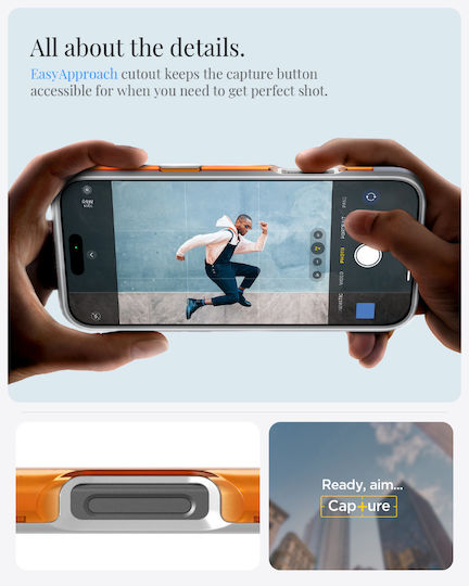 Spigen Classic C1 Back Cover Silicone Orange (iPhone 16 Pro)