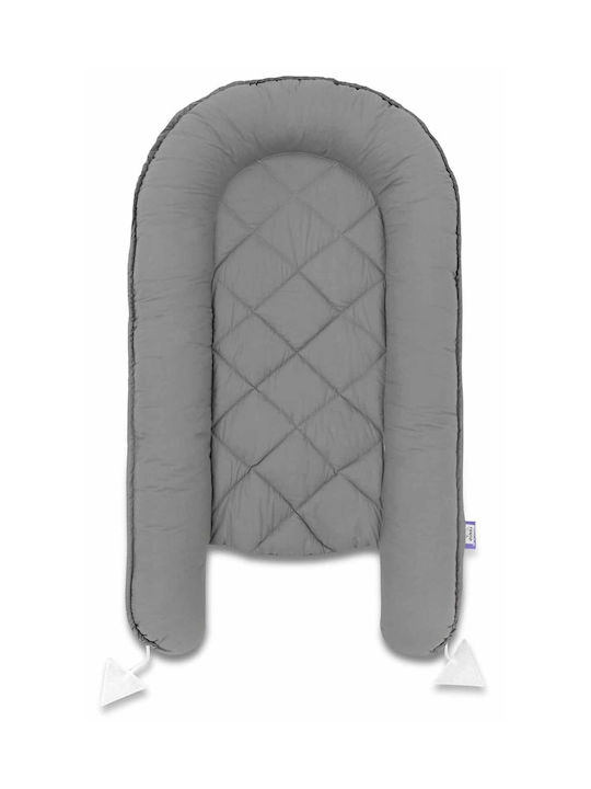 Jukki Βρεφικό Μαξιλάρι Φωλιά White, Grey 55x100εκ.