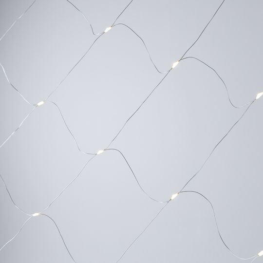 150 LED-Lichter Netz 2,5 m x 200 cm Warmweiß 150 LED-Lichter Netz 2,5 m x 200 cm Warmweiß