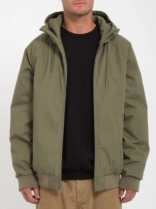 Volcom Herren Jacke Lässig Wasserdicht Wintermoss Green