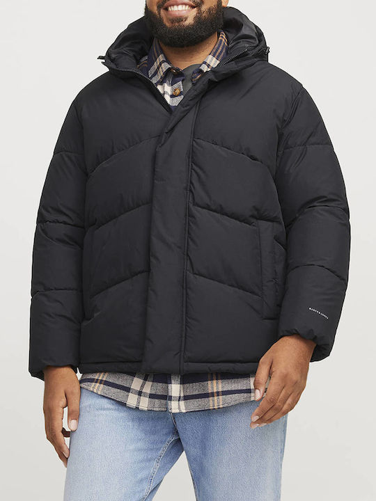 Jack & Jones Men's Puffer Jacket BLACK