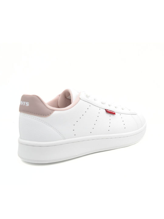 Levi's Sneakers White Wood Rose