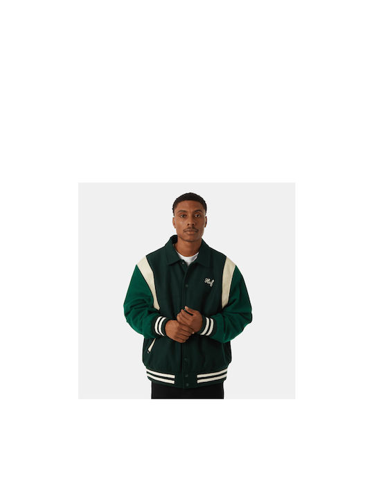 HUF College Jacket Hunter Green, Green