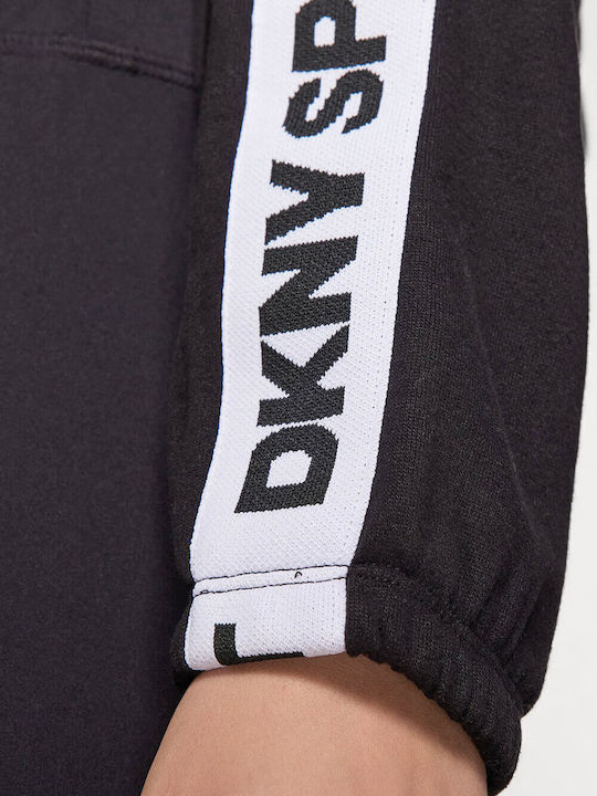 Gekürzt Damen Sweatshirt Black
