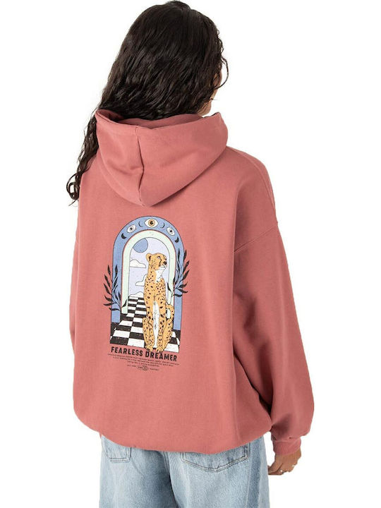 Women's Sweatshirt Hooded Burgundy