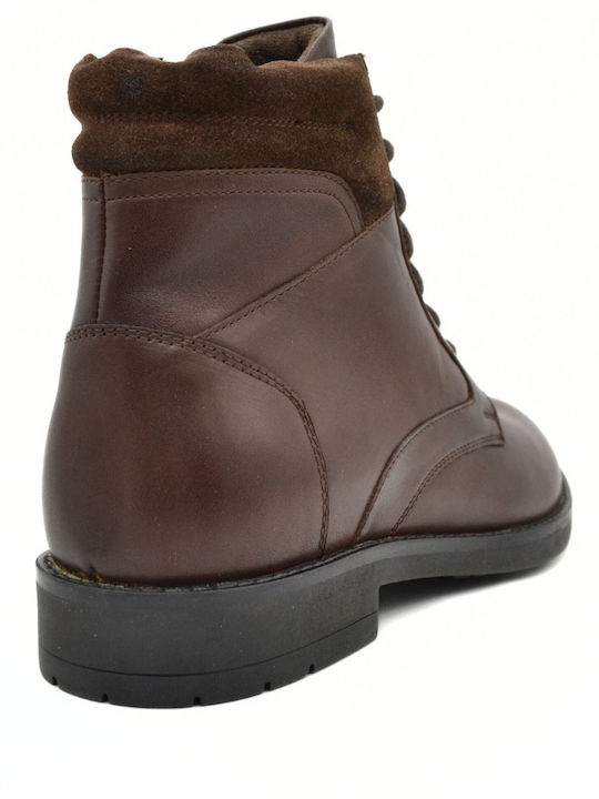 Hawkins Premium Men's Leather Boots Brown