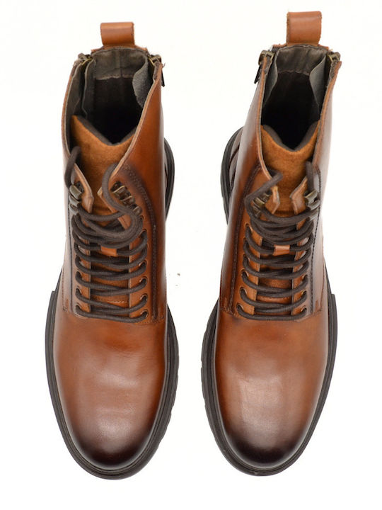 Leather Tabac Brown Men's Boots