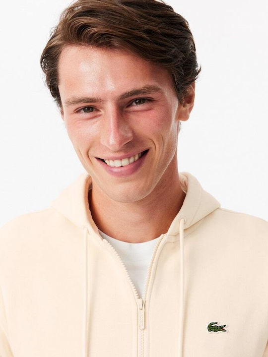 Sweatshirts für Herren mit Beiger Kapuzenjacke