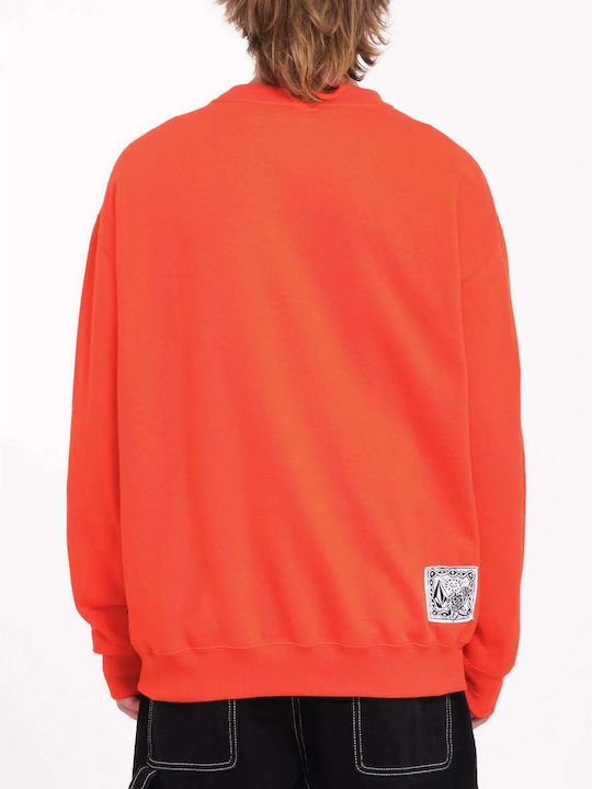 Volcom Men's Sweatshirt Bright Red