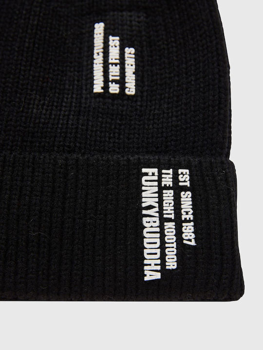 Beanie Beanie Knitted in Black color