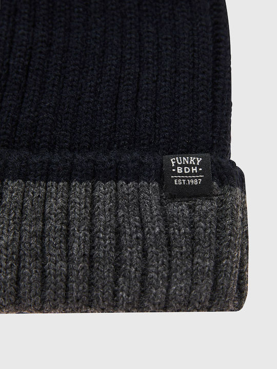 Funky Buddha Beanie Beanie Knitted in Gray color