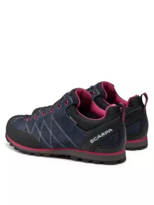 Scarpa Damen Wanderschuhe Wasserdicht mit Gore-Tex Membran Blau