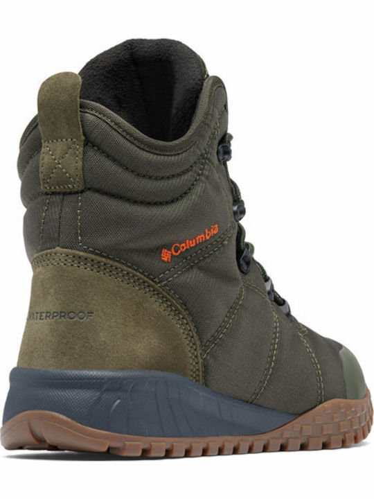 Columbia Fairbanks Omni-heat Încălțăminte de Drumeție Pentru Bărbați Botine Impermeabile Verzi