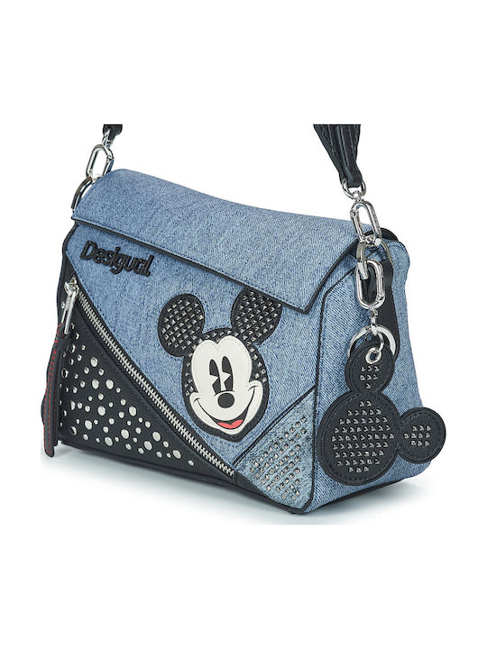Mickey Damentasche Schultertasche Blau