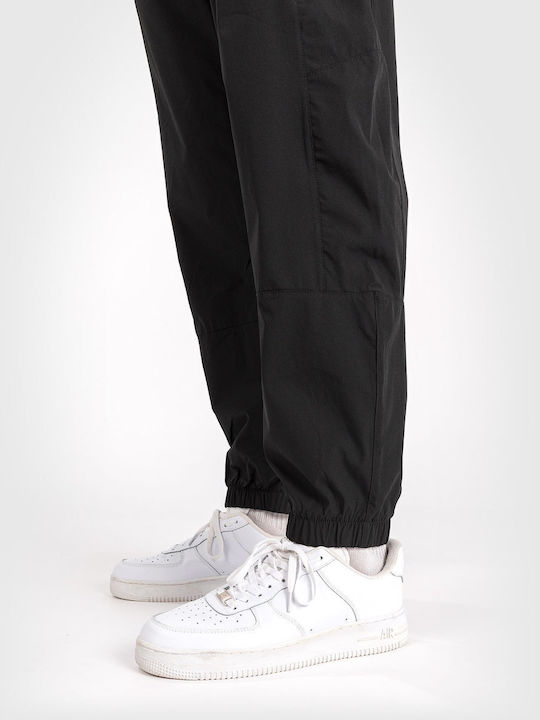 Herren-Sweatpants Set Schwarz/Weiß