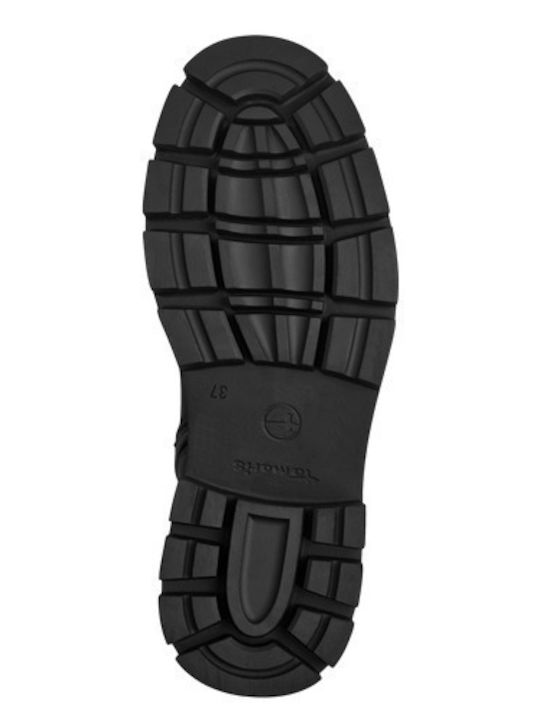 Stiefeletten Damen mit Pelz Schwarz