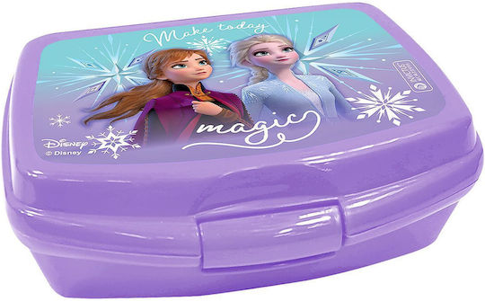 Disney Frozen Plastic Kids' Food Container Frozen 0.6lt Magic x x 6pcs