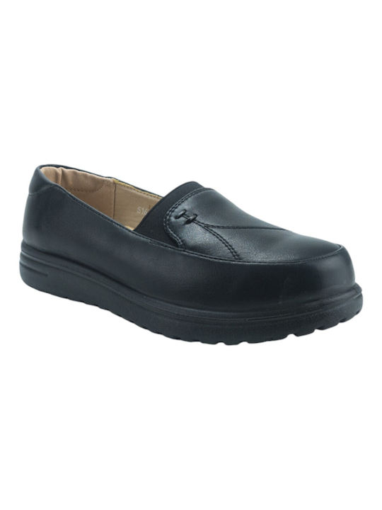 Plato Women's Loafers in Black Color