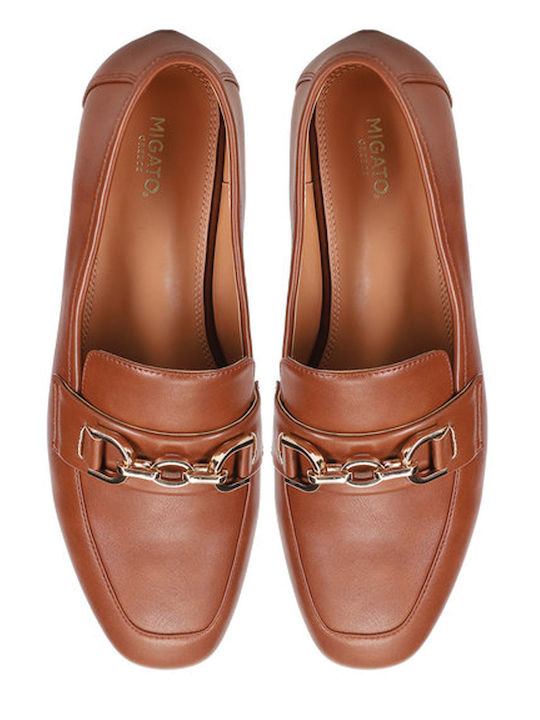Γυναικεία Loafers σε Καφέ Χρώμα