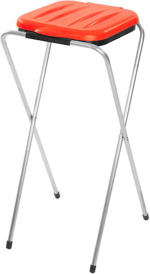 120l Trash Bag Holder Stand Medical Waste Red
