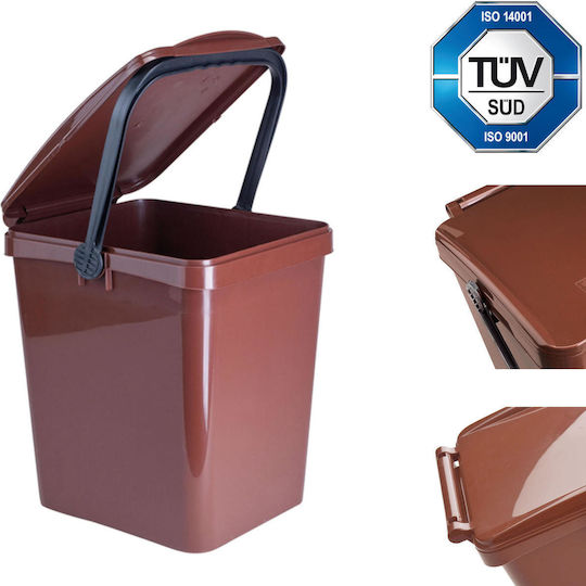 Urba 21l Brown Waste Sorting Container Bio Waste
