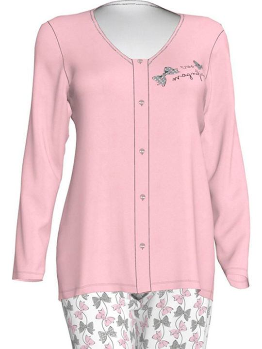 Vamp Winter Women's Pyjama Set Pink