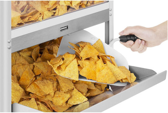 Heated Display Warmer Nachos Peanuts Popcorn + Scoop