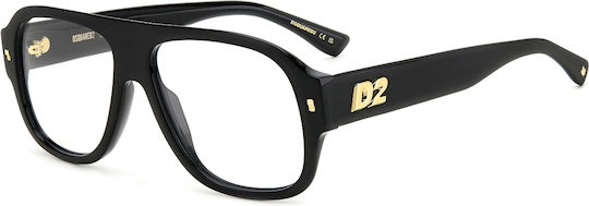 Dsquared2 Eyeglass Frame Black D2 0125 807
